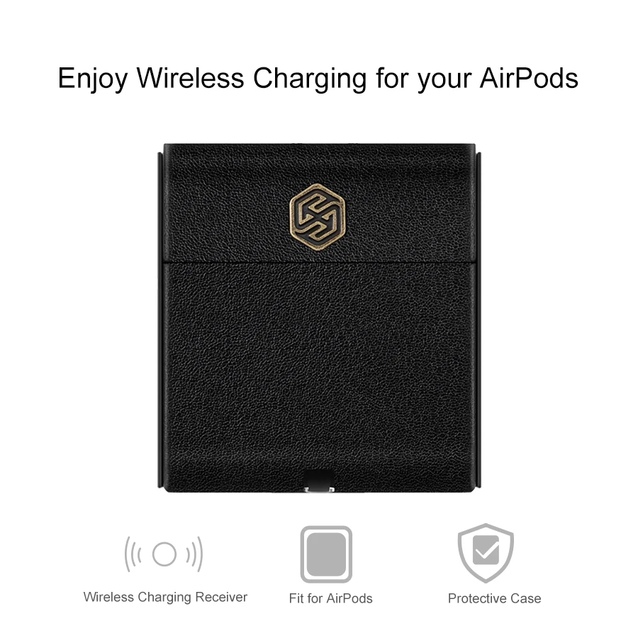 Чехол для Air Pods защитная сумка беспроводной зарядный приемник Qi Apple Pod подходит