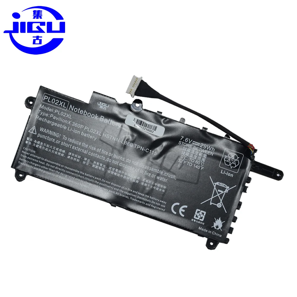 

JIGU 2Cells Battery HSTNN-DB6B HSTNN-LB6B PL02029XL PL02XL TPN-C115 For HP For Pavilion 11 X360 SERIES 11-n009tu X360