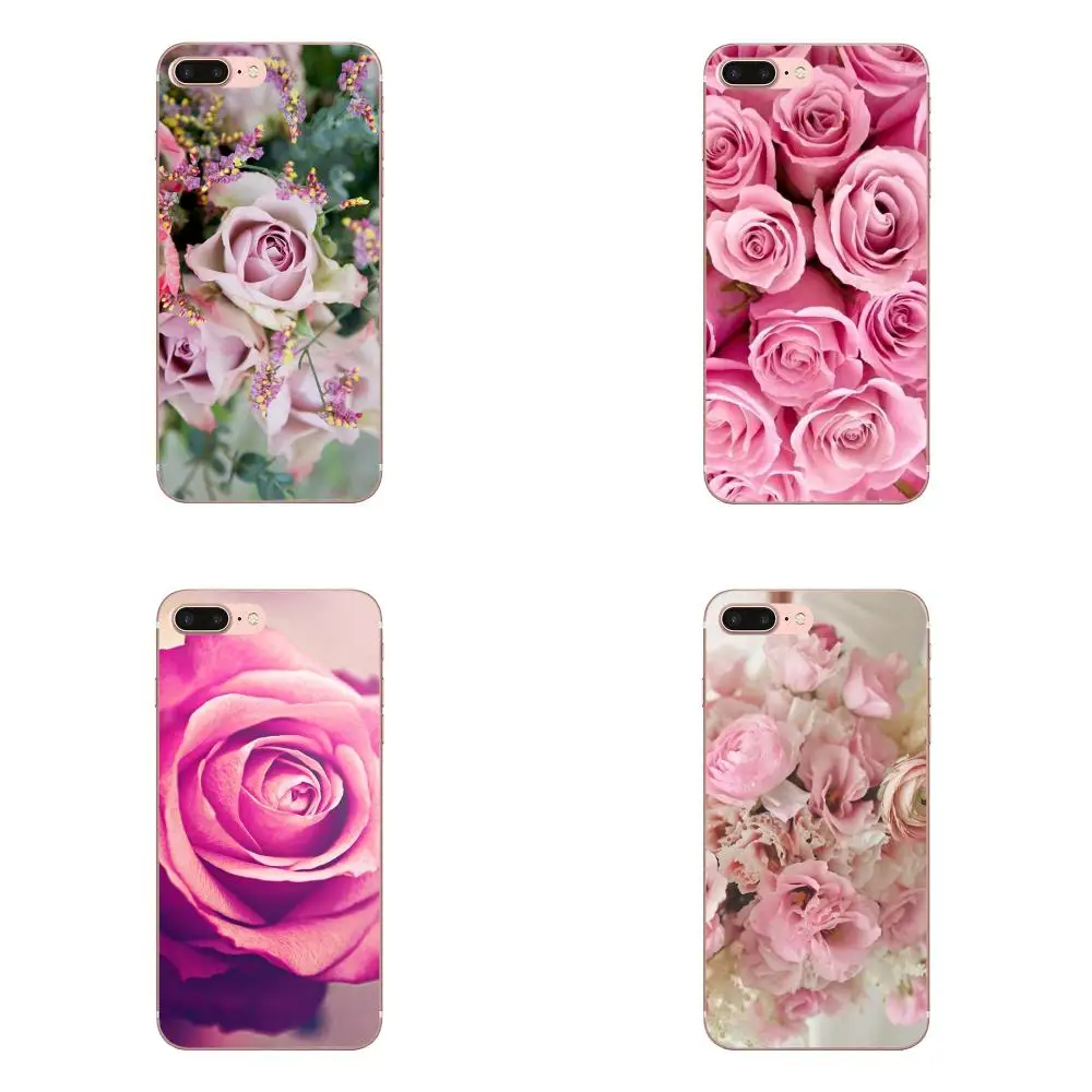 

Soft TPU Protective Cover Case For Xiaomi Mi3 Mi4 Mi4C Mi4i Mi5 Mi 5S 5X 6 6X A1 Max Mix 2 Note 3 4 Beauty Lovely Pink Rose