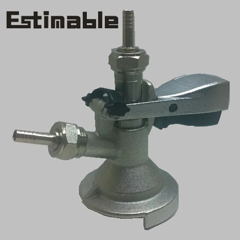 Good quality homebrew A type keg coupler keg head with metal handle