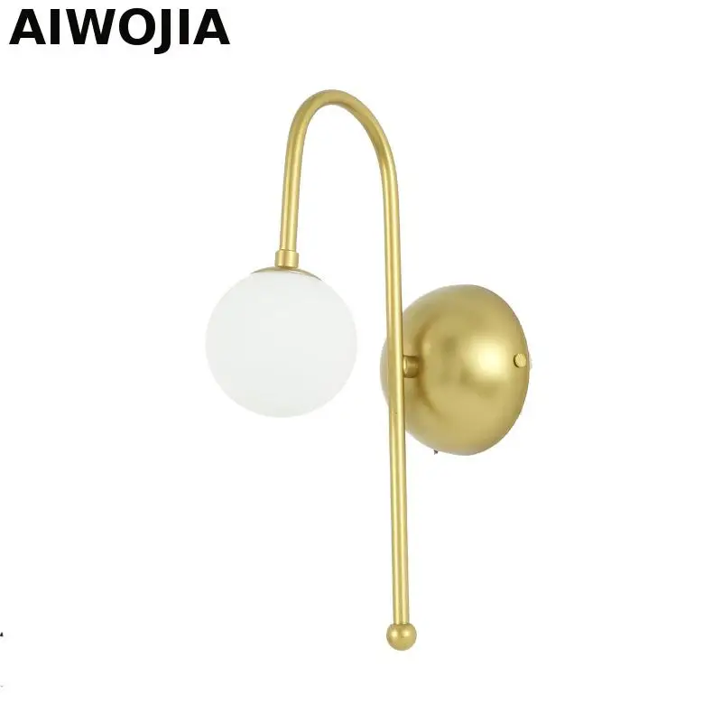 Modern LED Wall Lamps Simple Bedside Wall Lamp With Dimmer Switch