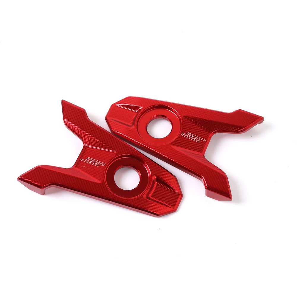 For Kawasaki Z800 2013 2014 2015 Motorcycle Accessories CNC Aluminum Rear Axle Spindle Chain Adjuster Blocks
