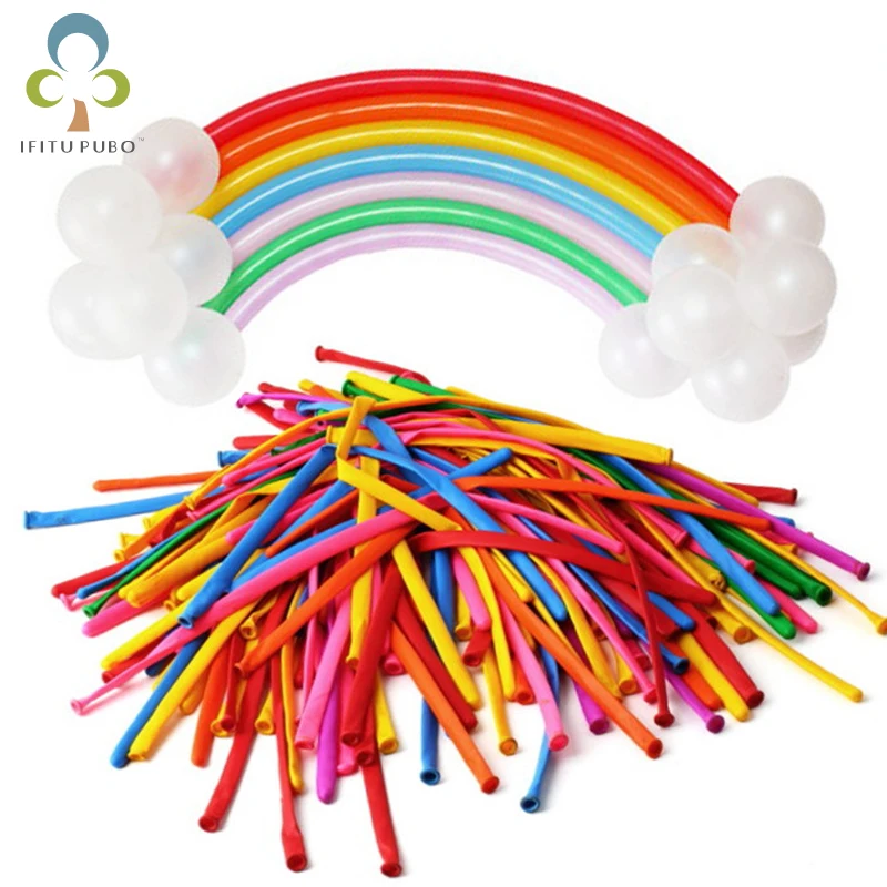 

Magic balloon wholesale direct Children Party Decoration magic Long balloon Rainbow Balloons Birthday Party Decor GYH