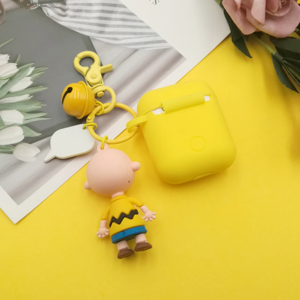 Милый Мультфильм силиконовый защитный чехол для Apple Airpods беспроводной Bluetooth