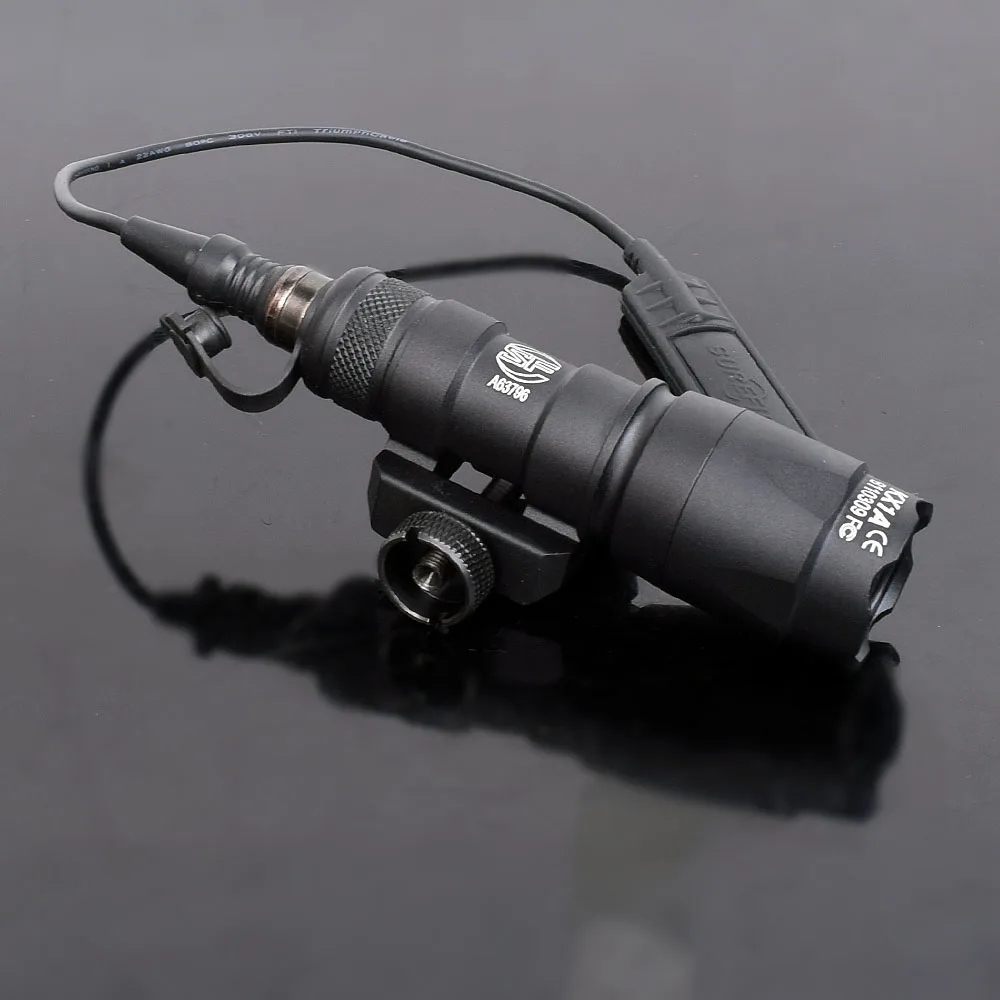 M300C Тактический оружейный светильник, Постоянный/Мгновенный светильник для разведчика, водонепроницаемый охотничий винтовочный флэш-светильник, 20 мм Пикатинни