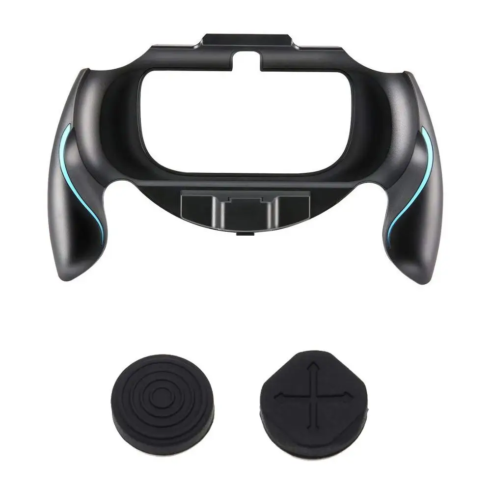 Gamepad HandGrip Joypad Bracket Holder Handle Hand Grip Case for Sony psv1000 Psvita PS Vita PSV 1000 Controller W/ 2 grip caps |