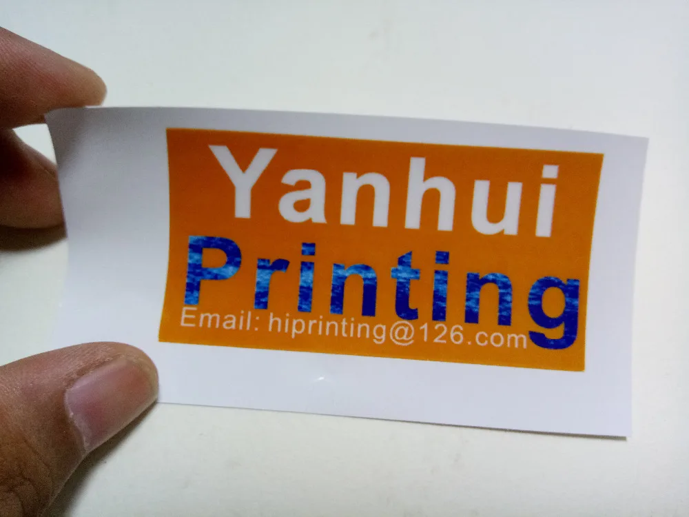 

Custom high quality adhesive Plastic Paper Vinyl PP PE PET BOPP