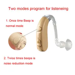 Высокотехнологичный усилитель звука слухового аппарата для глухих ушных крючков, набор звуковых усилителей, мягкий наушник, слуховой