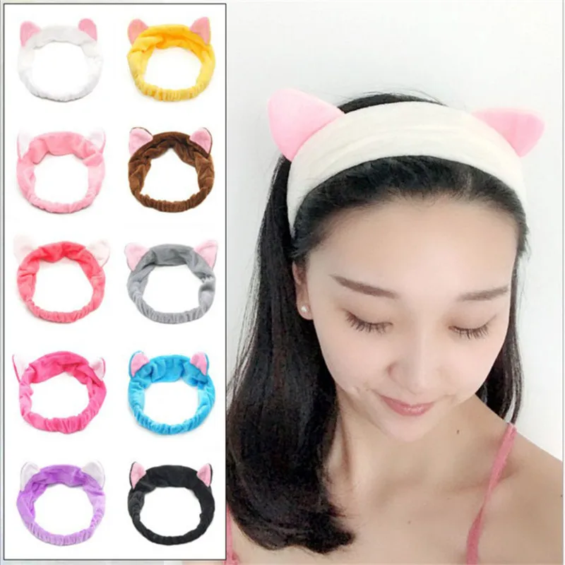 Cute Cat Ears Hair Head Band Hairbands Headbands Party Gift Headdress Headwear Ornament Trinket