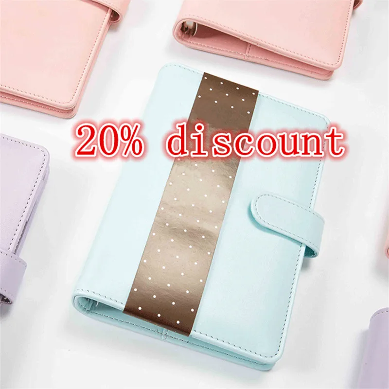 

Business Traveler's Notebook Leather diary looes leaf journal A5 Cute Kawaii Note book Planner Notepad BK09