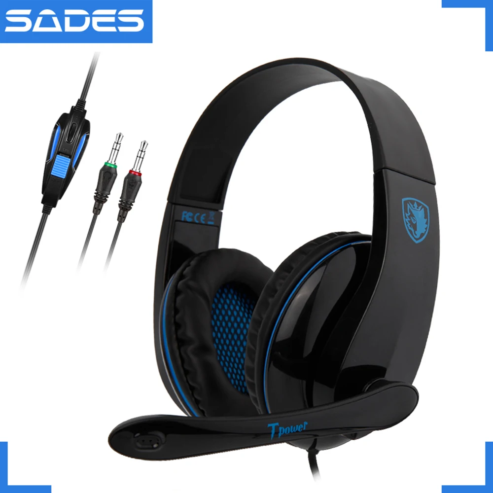 

SADES TPOWER Stereo Sound Entry Level Gaming Headset Noise Cancelling Headphone For PC With Rotatable Microphone