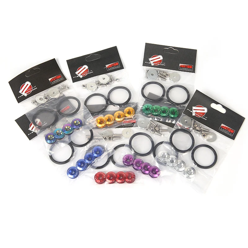 Quick release fasteners JDM Ideal For Front Bumpers Rear Bumpers And Trunk / Hatch Lids