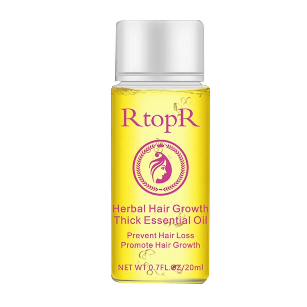 RtopR травяные утолщение растение Уход за волосами Эфирная масляная эссенция предотвращение потери волос жидкость