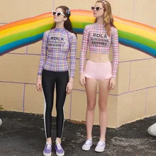 Пляжная женская одежда бикини купальник Цельный купальник пуш-ап набор бикини женский с длинным рукавом для серфинга точка хлопок