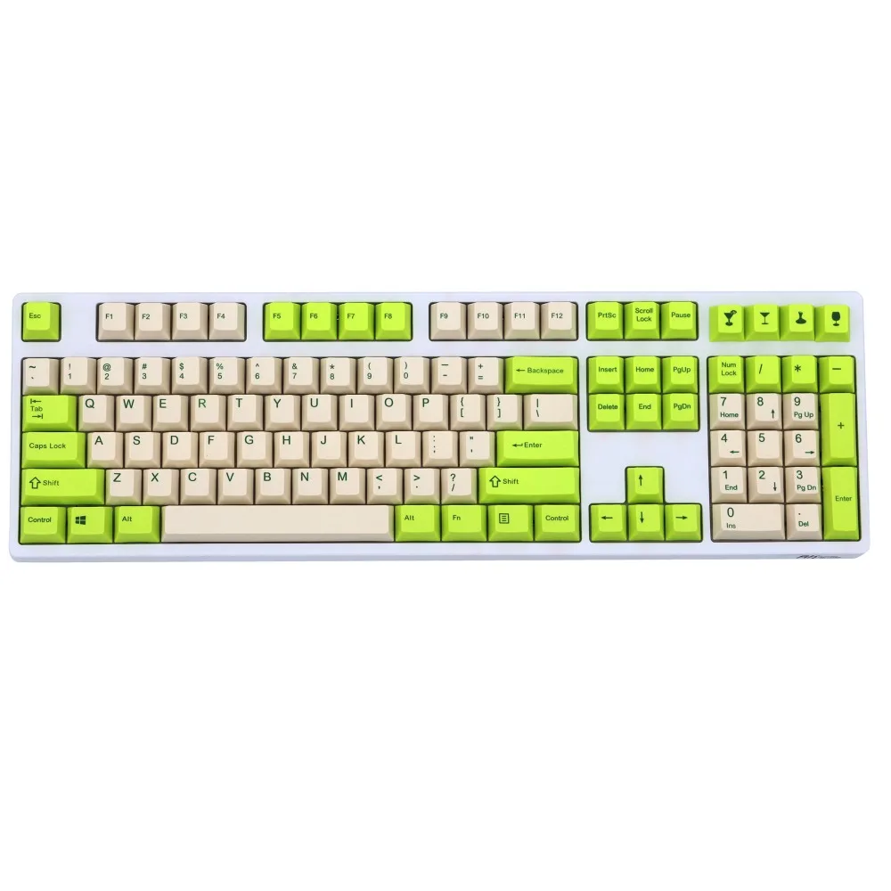 Шампанское keycap 108/137 клавиши PBT Вишневый профиль краситель сублимированный MX