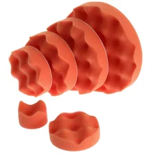 Полировка Шлифовка колодки комплект В переменного тока, 50-180 мм/2/3/4/5/6/7 дюймов Диаметр Губка пены машины, полироль для автомобиля, набор волна буферная прокладка для автомобиля шлифовальный прибор буфер