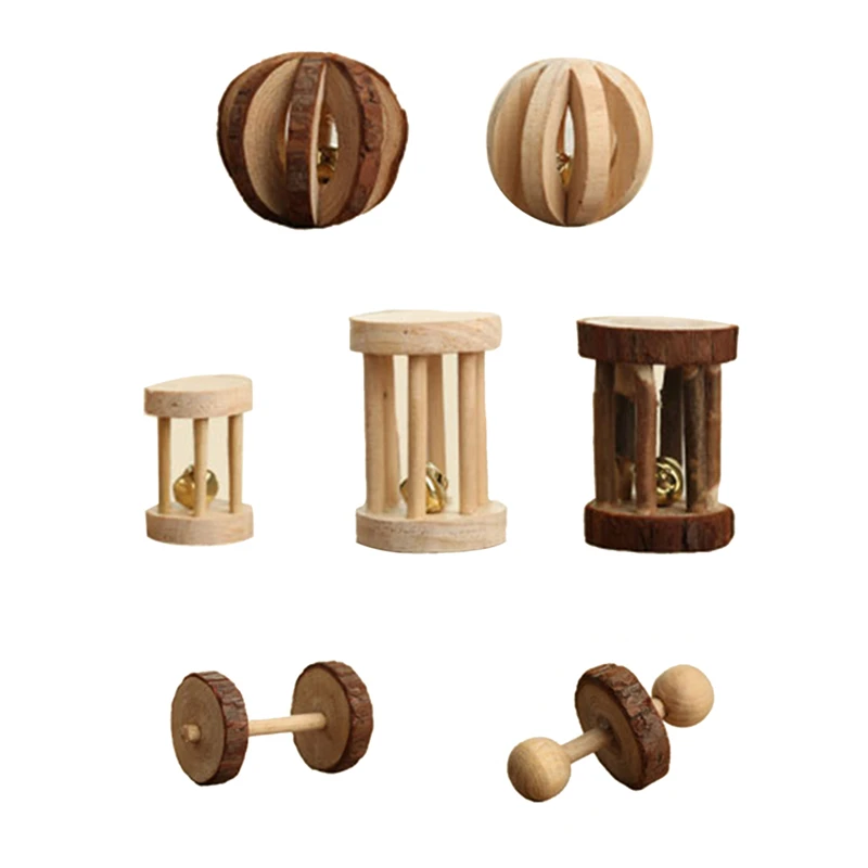 

Mini Wooden Exercise Chew Teeth Care Molar Toy For Rabbit Chinchilla Hamster Birds Parrots Dogs Pet Supplies Wholesale P0.1