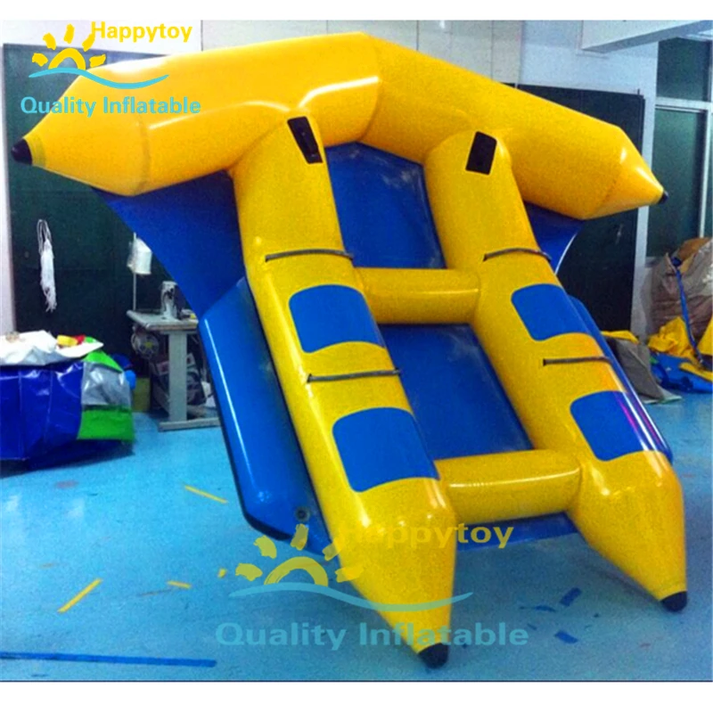 

lake water park used commercial wholesale PVC material flying fish boat for sale