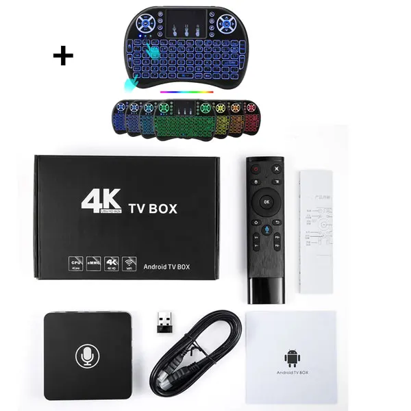 ТВ-бокс android Google Play Smart tv Box A95X Pro 2G 16G Android 7,1 Голосовое управление 2,4G WiFi PK H96MAX X96 4K HD 3D android Box - Цвет: 2GB 16 GBI8B