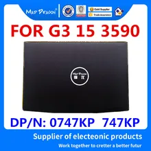 Бренд MAD DRAGON, новинка, задняя крышка для ноутбука с ЖК-дисплеем, верхняя крышка, черный чехол, синий логотип для Dell G3 15 3590 0747KP 747KP 0 747KP