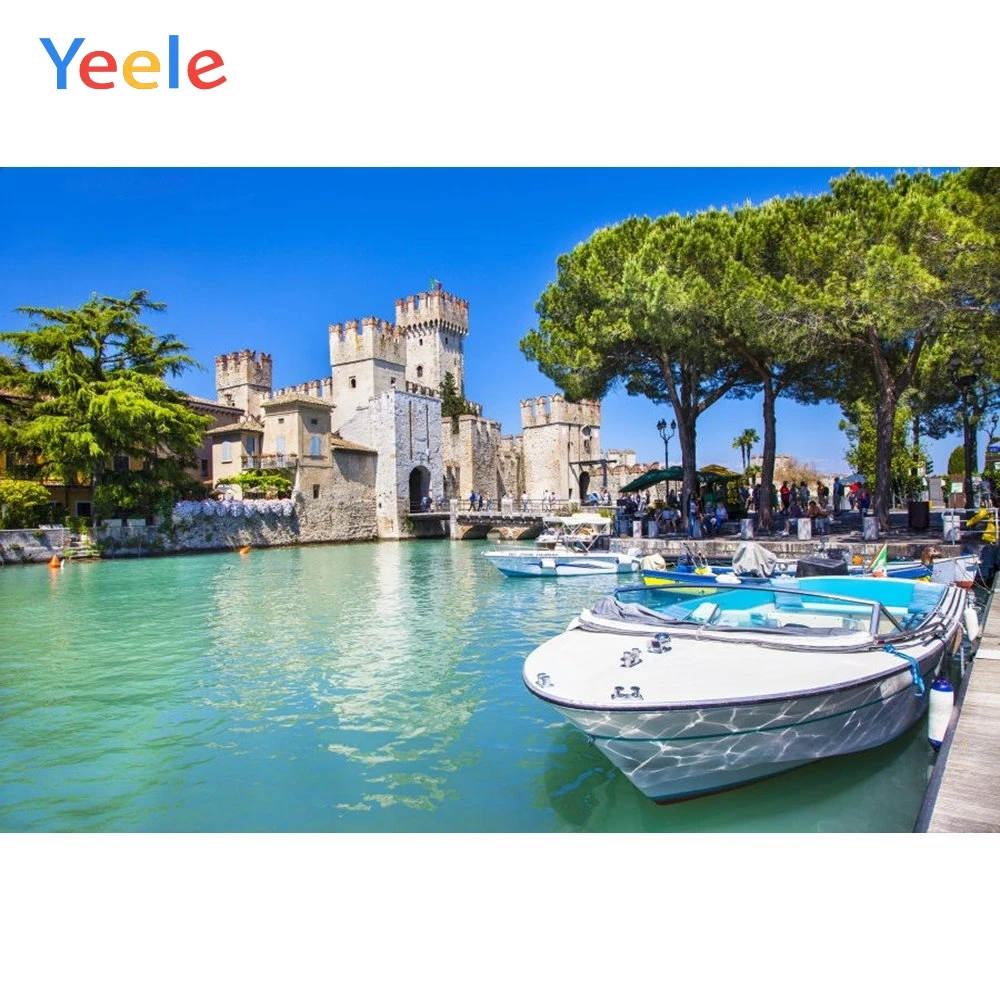

Yeele Vinyl Building River Boat Water Travel Wedding Photography Background Birthday Party Photographic Backdrop Photo Studio