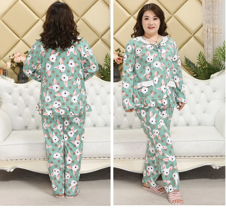 Продвижение Высокое качество для женщин Экстра пижамы большого размера хлопковые пижамы Ночная рубашка элегантный благородный
