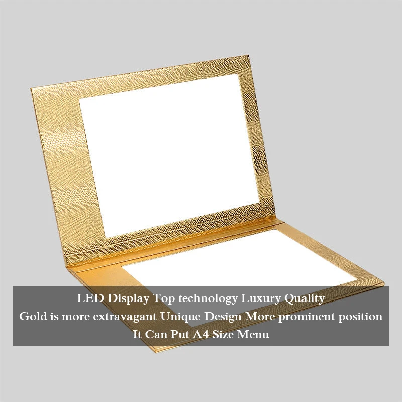 Menu Holder RESTAURANT PUB Sign Bar Catering luxury A4 Display meal list COVER