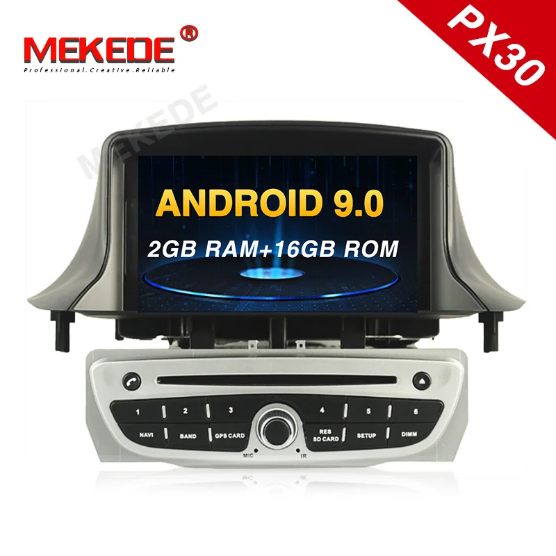 

MEKEDE 7 Inch 1 Din Android 9.0 Car DVD Player For Megane 3 Fluence 2009-2015 WIFI GPS Radio Multimedia Steering Wheel Stereo