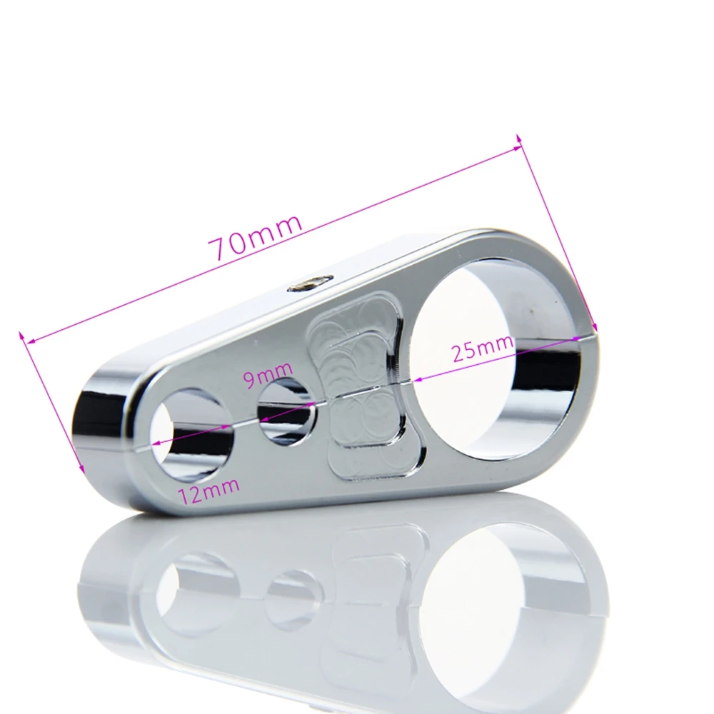 

Brake Throttle Cable Clips Sliver CNC Aluminum Clip 25mm Fit for Harley-Davidson