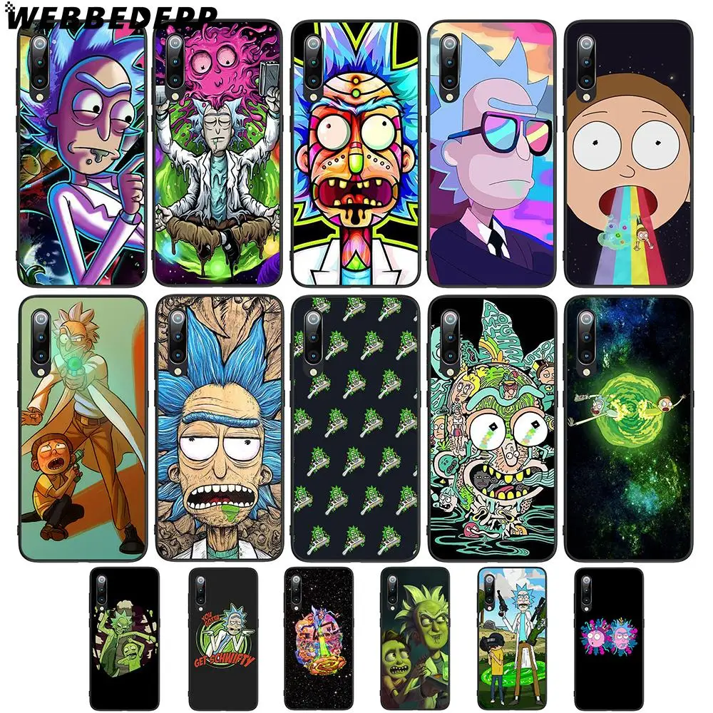 

WEBBEDEPP Rick and Morty Soft TPU Case Cover for Xiaomi Redmi GO Note 4 4X 5 6 pro 5A Prime 7 7 Pro