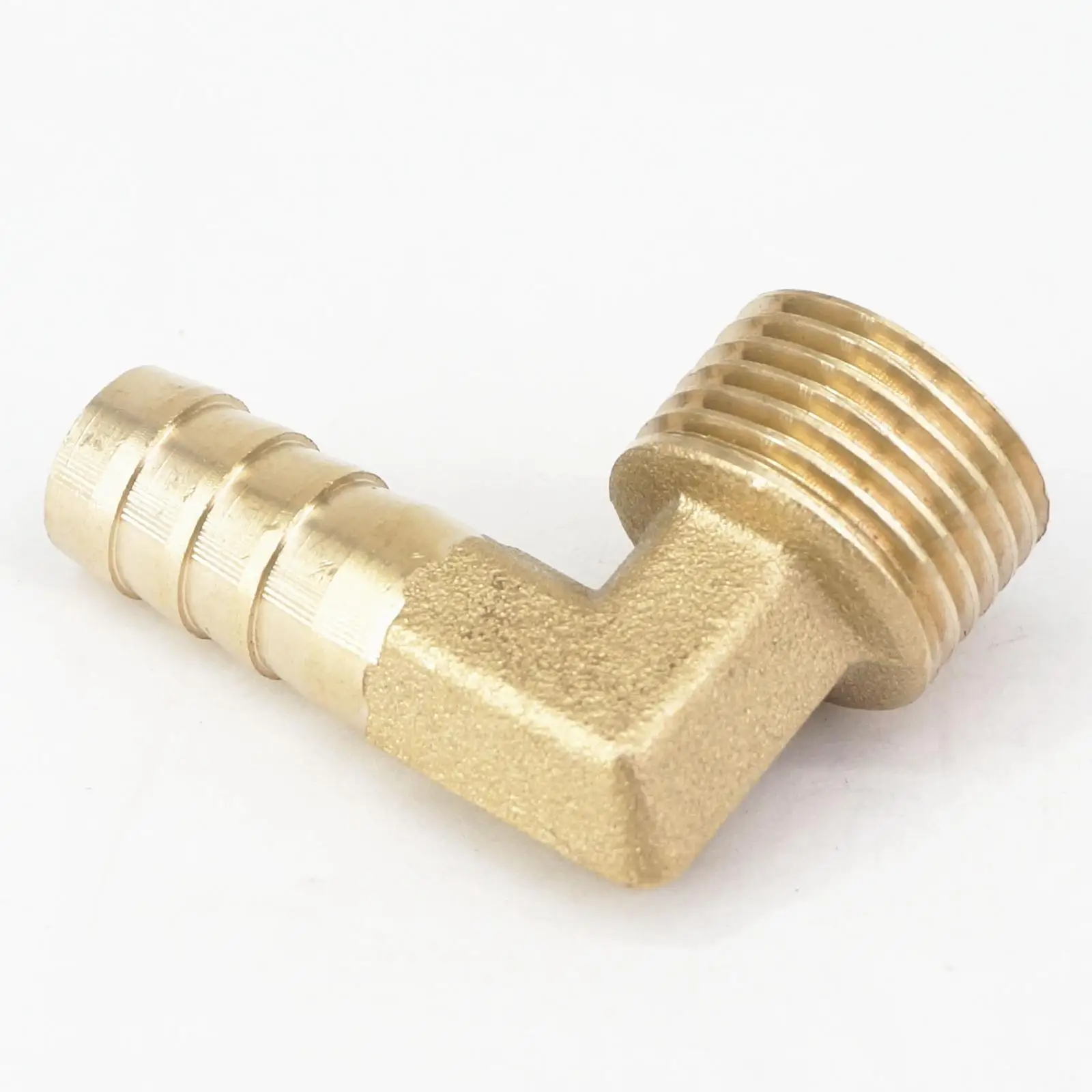 Шланг Колючая I/D 12 мм x 1/2 "BSP штыревая резьба Локоть Латунная муфта сращиватель