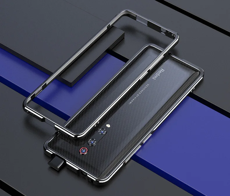 Luxury Metal Bumper Case for Xiaomi Redmi K20 Pro Aluminium Frame Hard 3D Protective Cover for Xiaomi Mi 9T Pro Bumper Case