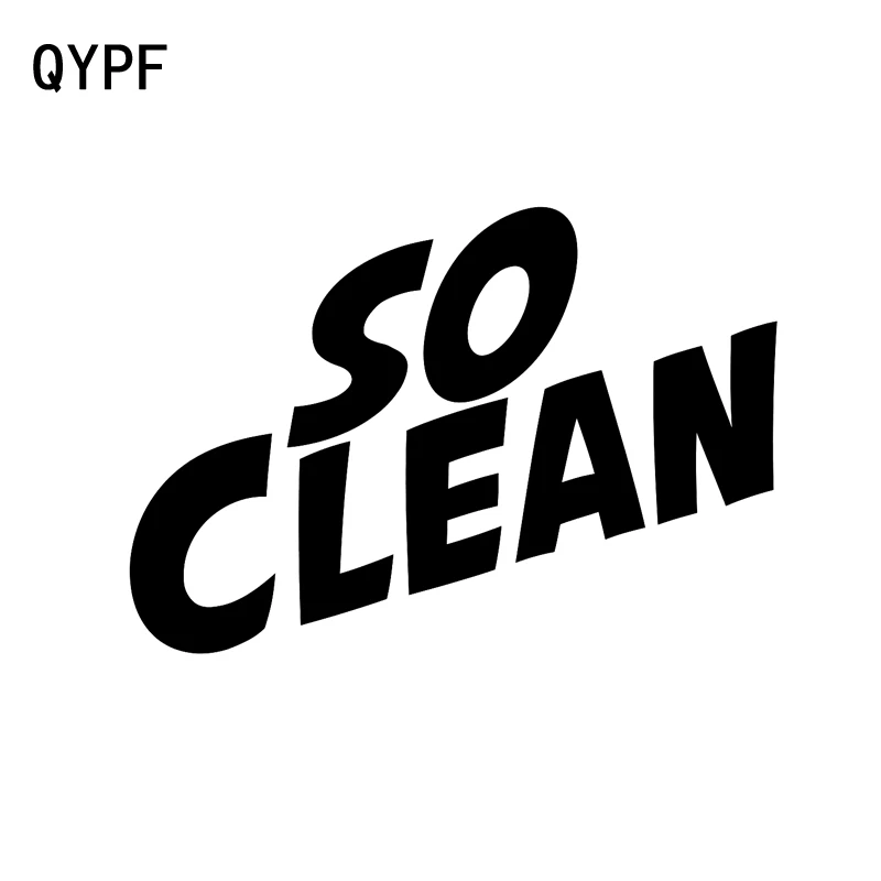 QYPF 14 см * 9 6 веселая и чистая виниловая Высококачественная Автомобильная наклейка