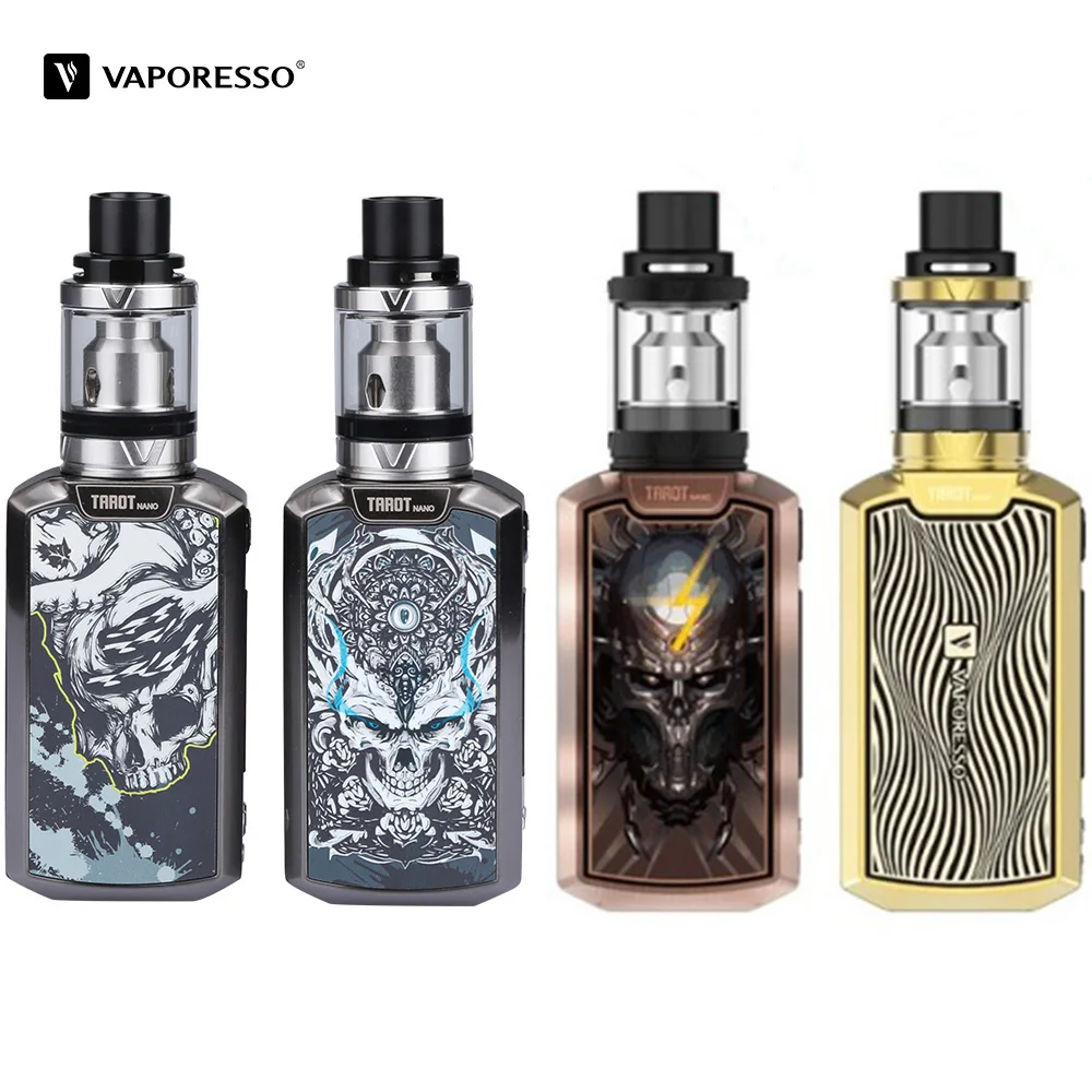 Оригинальная марки vaporesso Tarot Nano TC комплект 2500 мАч с VECO EUC бак 2 мл Таро мод 80 Вт Omni