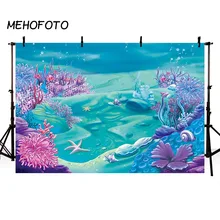 *#Best Price Under Sea Bed Party Backdrop for Photography Princess Little Mermaid Birthday Coral Decorations Banner Photo background Props *#Best Price Under Sea Bed Party Backdrop for Photography Princess Little Mermaid Birthday Coral Decorations Banner Photo background Props