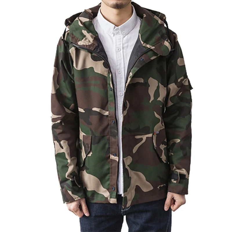 2017 New Arrival Mens Casual Camouflage Jacket Military Style Men Camo