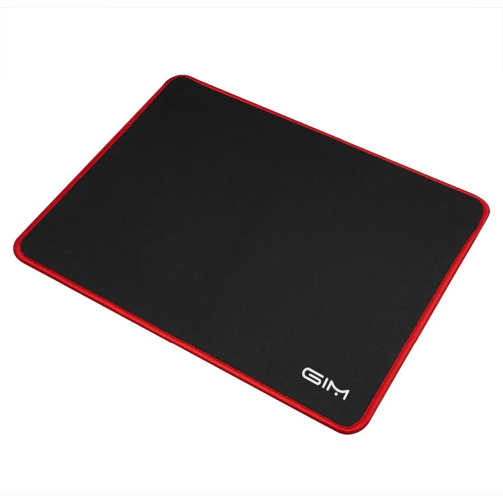 

GIM Gaming Mouse Pad Large Mouse Pad 3mm Thick Waterproof Mouse Mat Gaming Functional Non-slip Rubber Base and Red Edge