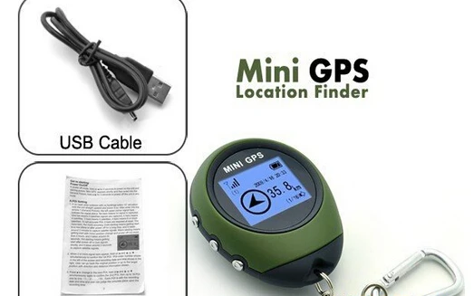 YUANMINGSHI портативный мини gps трекер, Локация искатель с цифровым компасом+ трек Hiker mate Спорт на открытом воздухе мини gps трекер