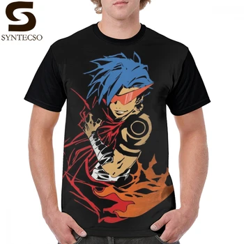 

Gurren Lagann Kamina T Shirt Kamina T-Shirt 5x Streetwear Tee Shirt Men 100 Percent Polyester Short-Sleeve Tshirt