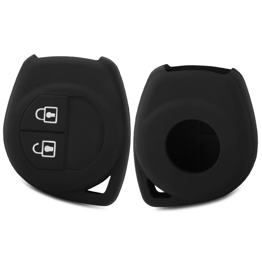 

Car Accessories 2 Button Silica Gel Auto Key Cover Case Holder Bag for Suzuki Vitara Jimny Swift Liana SX4 Anti-Drop Car Styling