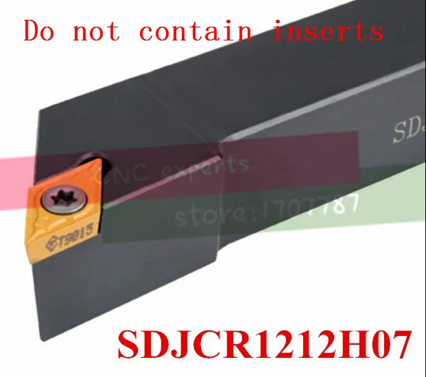 

SDJCR1212H07 12*12mm Metal Lathe Cutting Tools Lathe Machine CNC Turning Tools External Turning Tool Holder S-Type SDJCR/L