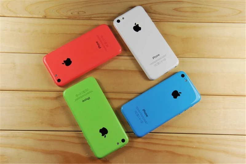 Разблокированный iPhone 5c iOS двухъядерный 4,0 дюймов сенсорный экран 8.0MP камера с Wi-Fi gps отремонтированный мобильный телефон