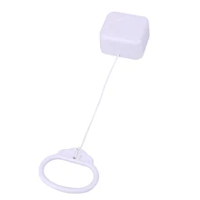 Pull Ring Music Box White ABS Plastic Pull String Clockwork Cord Music Box Baby Infant Kids