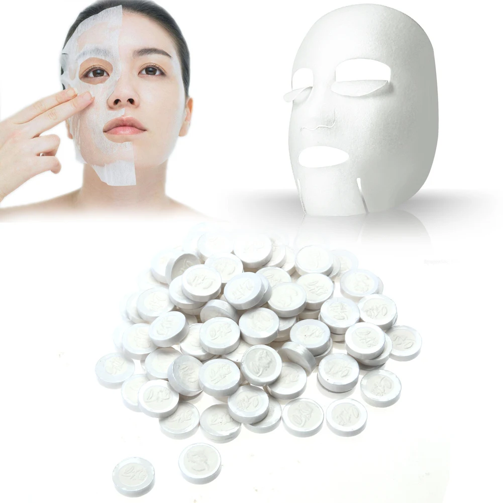 Buy 50pcs/pack Compressed Mask Skin Face Care DIY