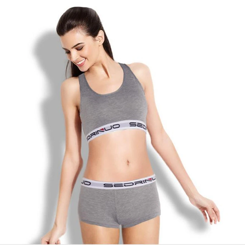 sports bra and brief set