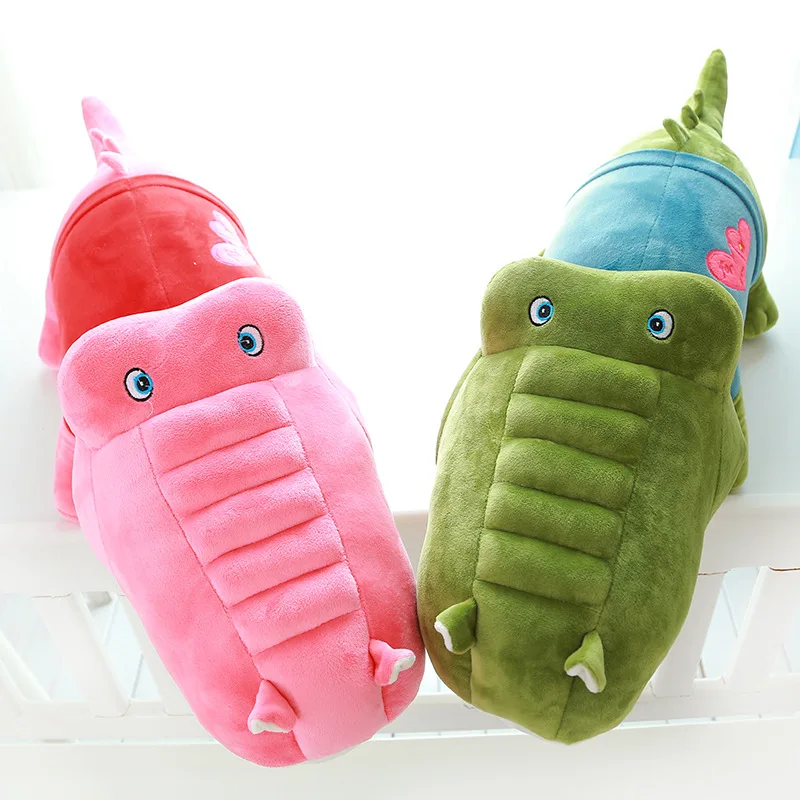 

23" 60cm crocodile alligator cayman plush toy stuffed toy crocodile doll pillow Kids birthday Christmas gift
