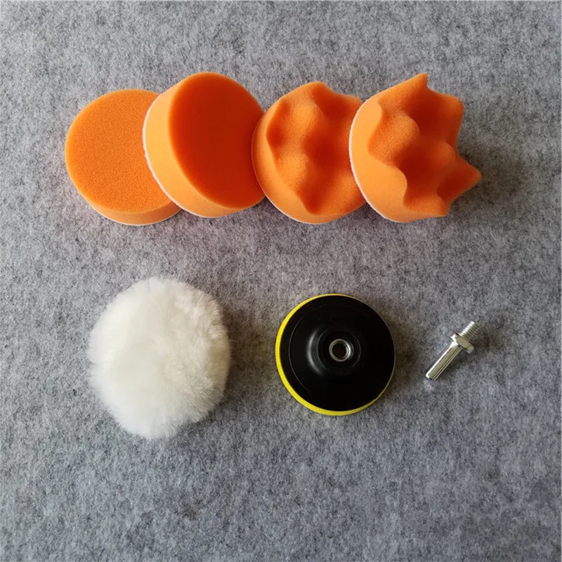 Aliexpress.com : Buy 7Pcs Buffing Pad Set Thread 3 inch Auto Car