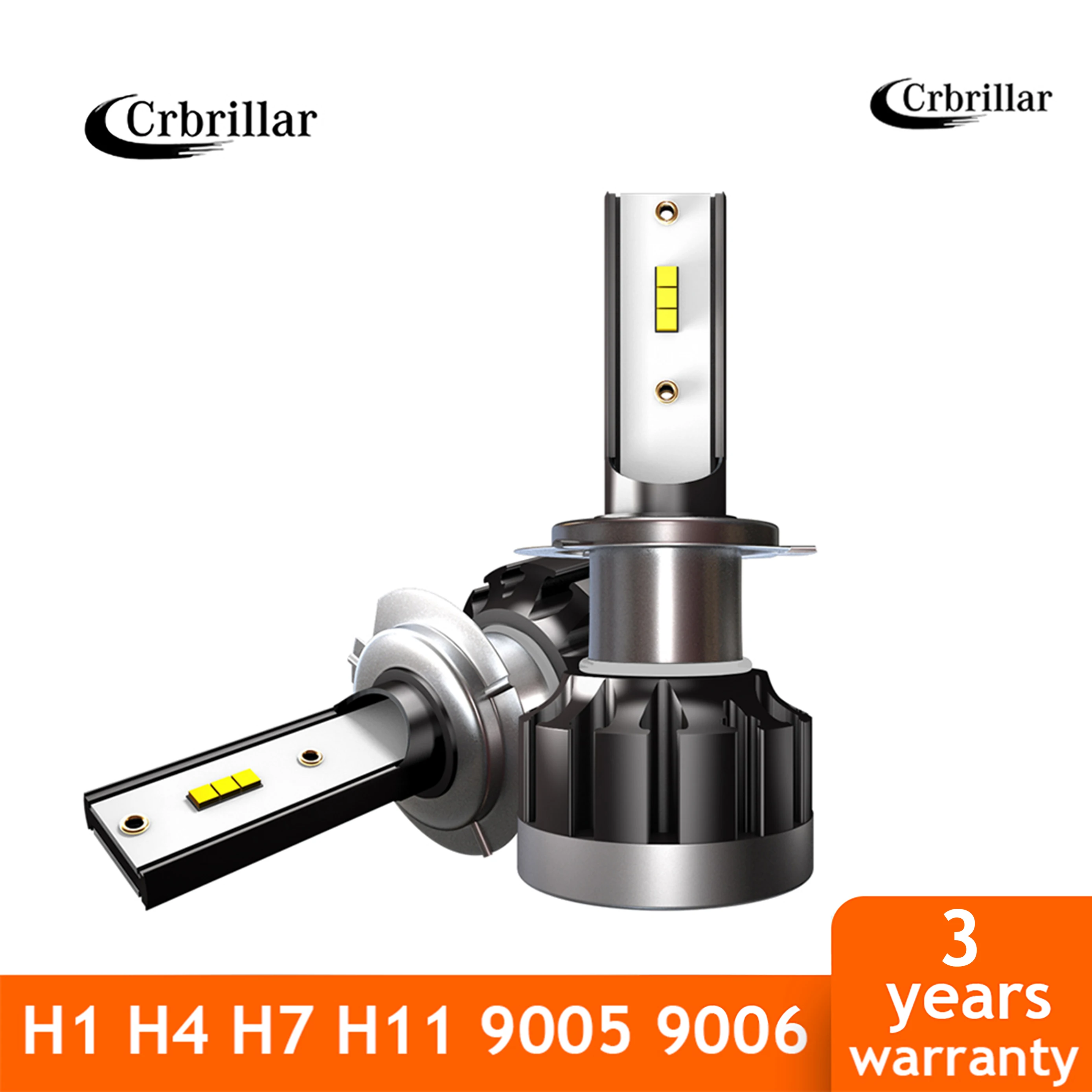 Crbrillar мини-фара для автомобиля H4 Hi/Lo луч СИД 120 Вт 16000lm 6500 к H7 H1 9005 9006 Авто фары