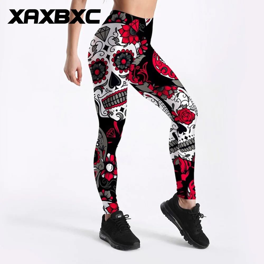 C3896 Girl Dark Rose Individuality Diamond Prints Elastic