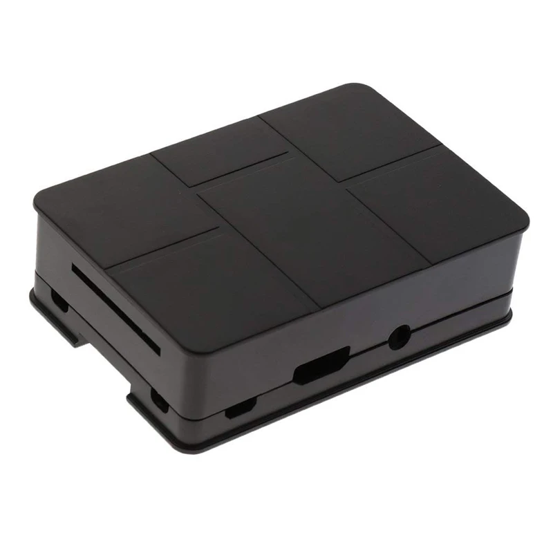 Абсолютно новый для Raspberry Pi 3 чехол ABS Чехол черный защитный чехол оболочка корпус коробка для Raspberry Pi 3 Модель B